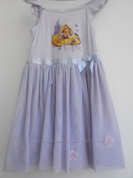   Нарядное платье на 6-8 лет с Рапунцель Disney