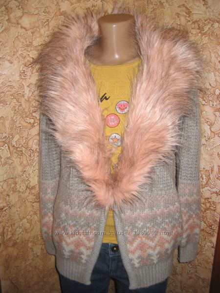 Женский теплый кардиган, свитер, кофта Miss Selfridge S-M размер