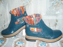 Кожаные Socofy деми ботильоны vintagestyle стиль бохо 39 р - 25. 5 см