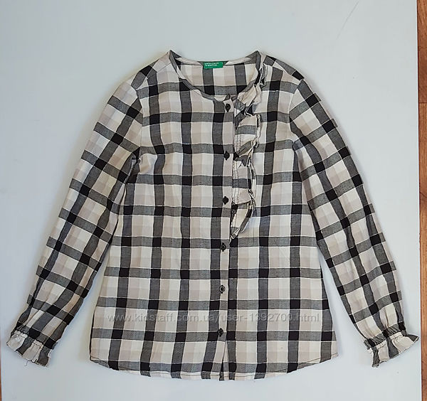 Стильная блузка Бенеттон, рост 140-146