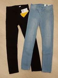 2 пары джинсов Н&М, размер 134, новые