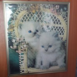 Милая картина Два котёнка