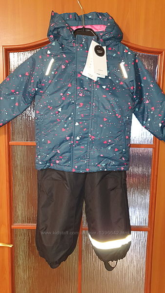 Зимний костюм куртка-парка NAME IT полукомбинезон H&M девочке на 2-3г. 98см
