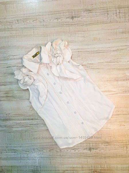 Белая блузка рубашка OLKO, р. S
