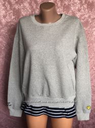 Grey Комбинированная толстовка кофта свитшот Simida