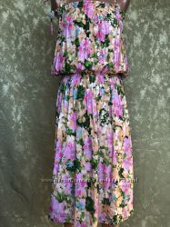 Яркое летнее платье сарафан в цветочный принт Kolotiy