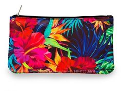 Красивые и яркие косметички в цветочный и уличный принт, разные расцветки