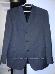 Серый классический пиджак marks & spencer