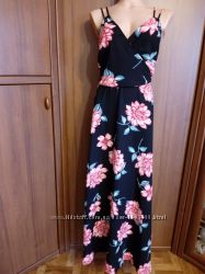 Jane Norman платье 50 размер с цветочным принтом сукня 50 р плаття 50 р 