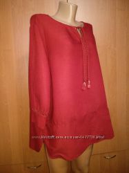 Шикарная льняная блузка лён и вискоза Пог 58 см