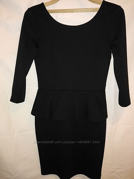 Черное платье-футляр миди от kira plastinina