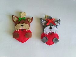 Валентинка, сувенир, Валентинка из фетра, сердце, сердечко