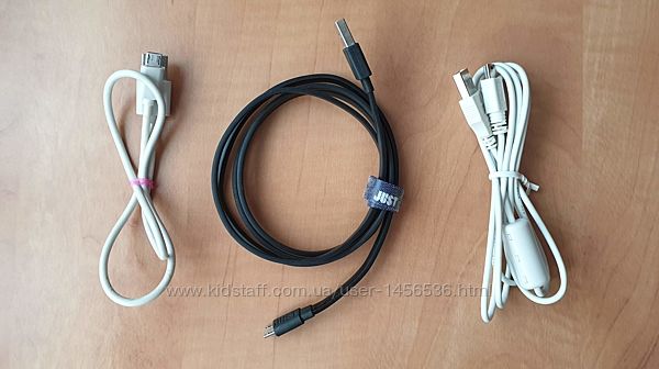 Зарядні кабелі Micro USB, Mini USB, USB для телефонів, смартфонів