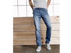 Классные мужские голубые джинсы Slim Fit от Livergy Германия