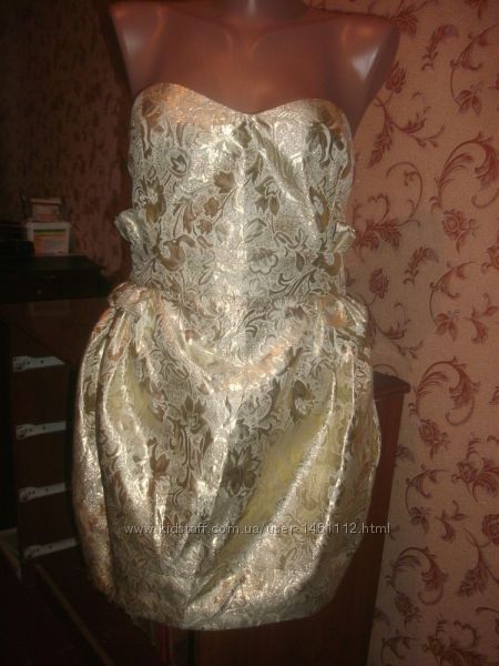  Новое Платье-Бюстье mis-behave vintage размер 12, евро 38