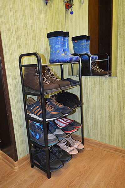 Подставка для обуви на 4 секции, етажерка
