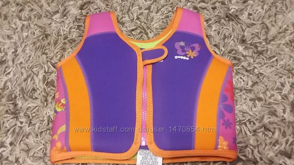 Купальник - жилет ZOGGS для плаванья, спасательный жилет для детей, неопрен