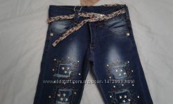  Стильные, модные джинсы для девочек 3-7лет Разные модели.