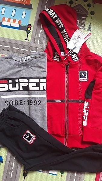 Стильный, классный спортивный костюм, мальчик 1-16лет, Венгрия Grace.