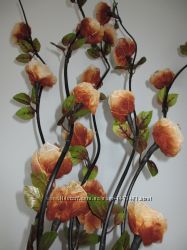 Красивые натуральные веточки Роза люкс Декаданс 150см. для вашего интерьера