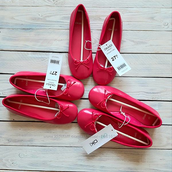 Яркие фирменные туфли балетки р. 34 и 35