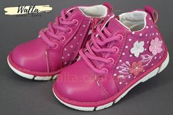 23р Clibee Клиби детские  деми ботинки чобітки девочке розовые