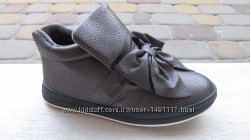 32р новые школьные подростковые осенние деми ботинки девочке на флисе с
