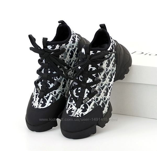Женские кроссовки Dior D-Connect. Black White