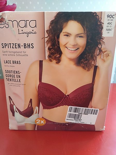 Пролет Новые бюстгальтеры немецкой фирмы Esmara с Lidl 90С