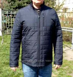 Размеры 48 до 54 Демисезонная стеганая куртка с воротником-стойкой VITORIO