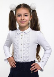 Белая блузка Смил для девочки 128, 134, 140
