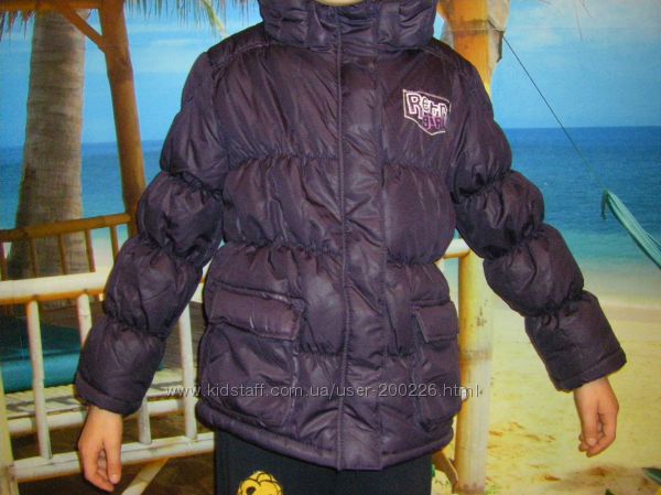 Распродажа   Фиолетовая демисезонная куртка на девочку 122 -146