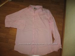 Мужская рубашка розовая размер 52-54