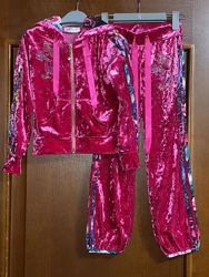 Colabear велюровый яркий костюм , 114-146р