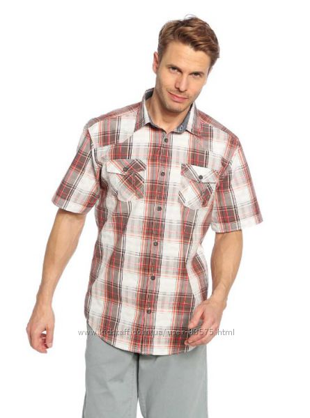 Мужские рубашки в клетку с коротким рукавом С&А, Германия