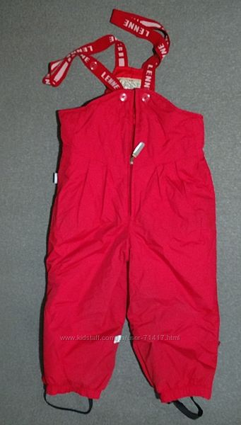 Скидка -25. Полукомбинезон Lenne baby, p. 86, штаны зимние Ленне, красный